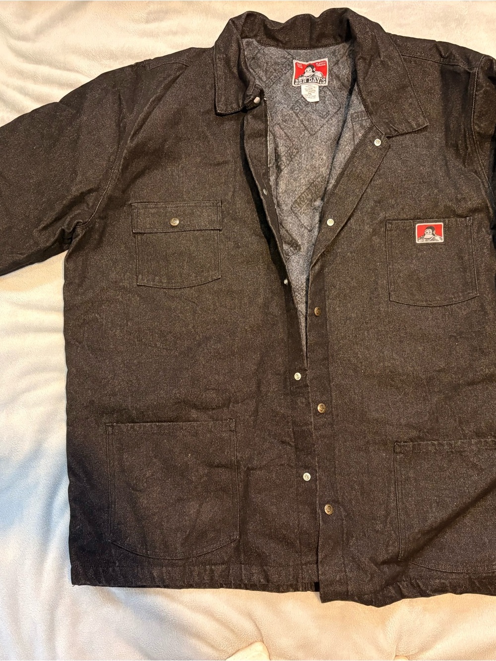 Ben Davis Dark Brown Work Jacket with Quilted Lining